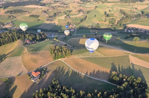 Ballonfahrt Sonnenfinsternis